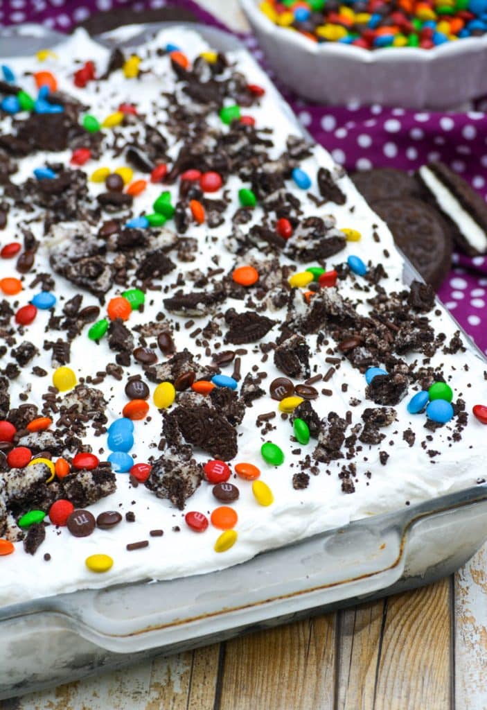 The Easiest Ice Cream Sandwich Cake - The Quicker Kitchen