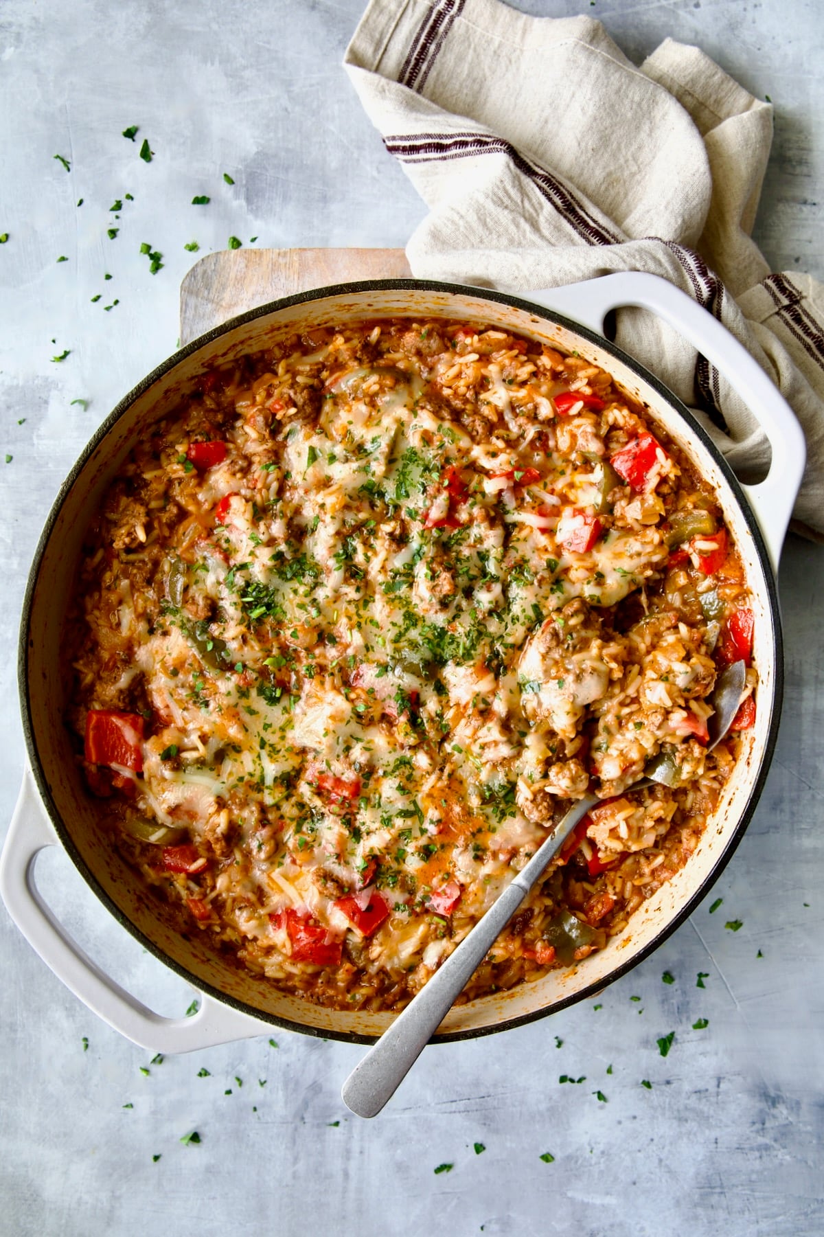 Unstuffed Peppers Skillet