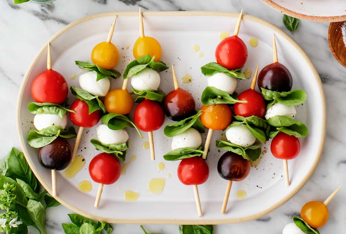 Caprese skewers