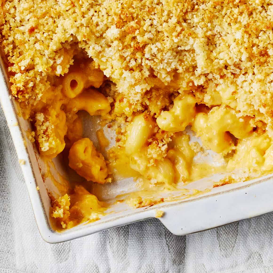 Homemade mac and cheese