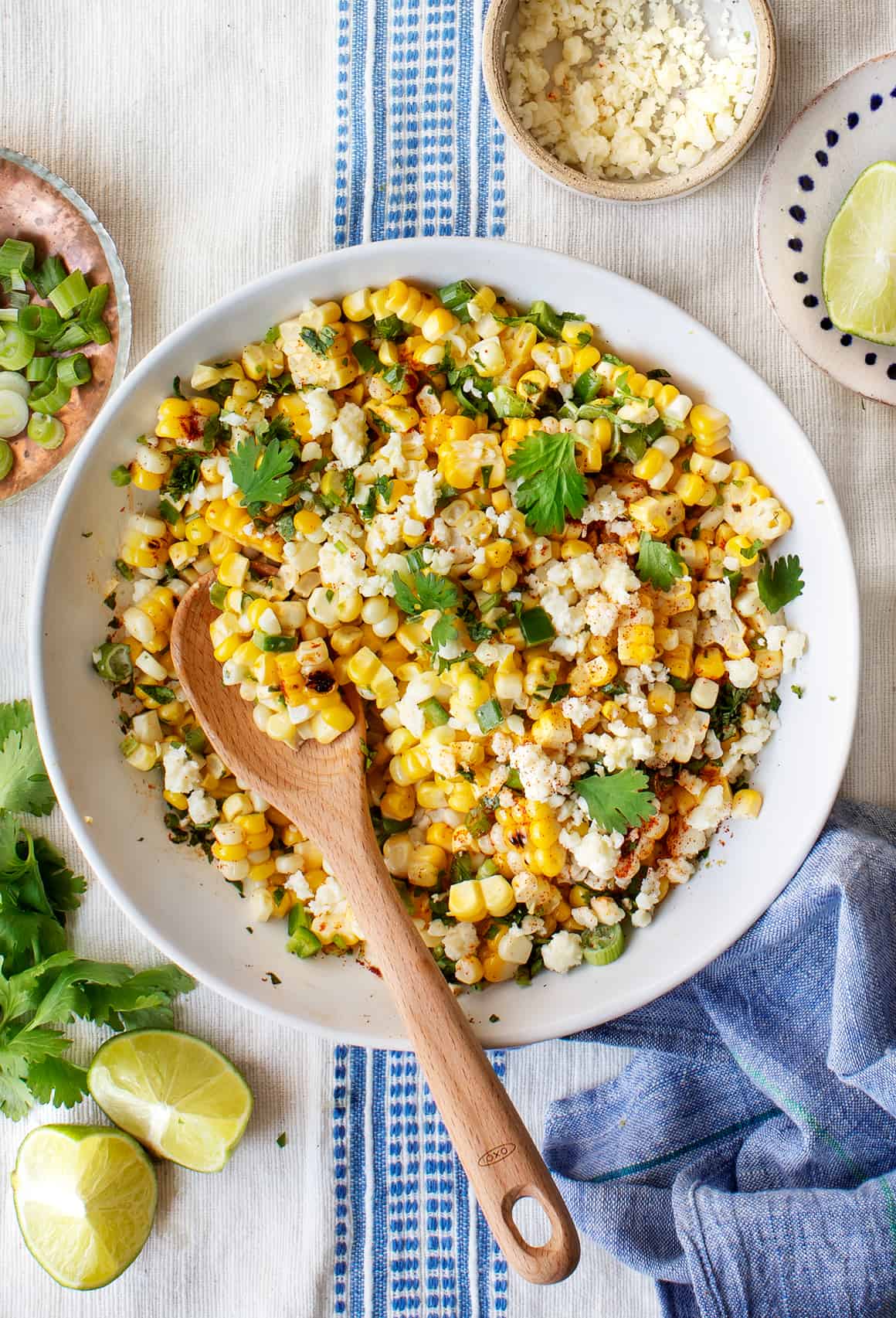 Mexican street corn salad