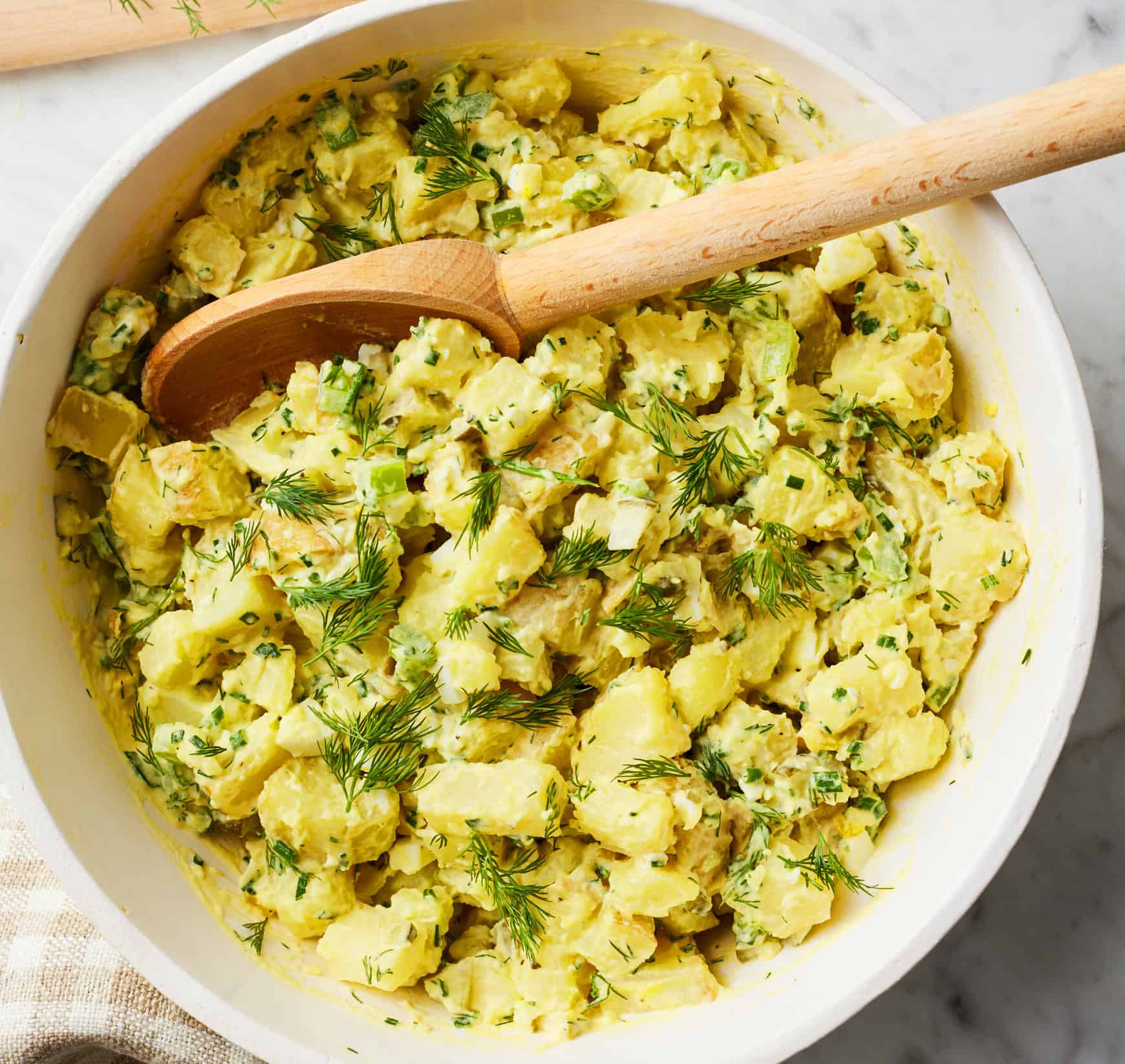 Creamy potato salad