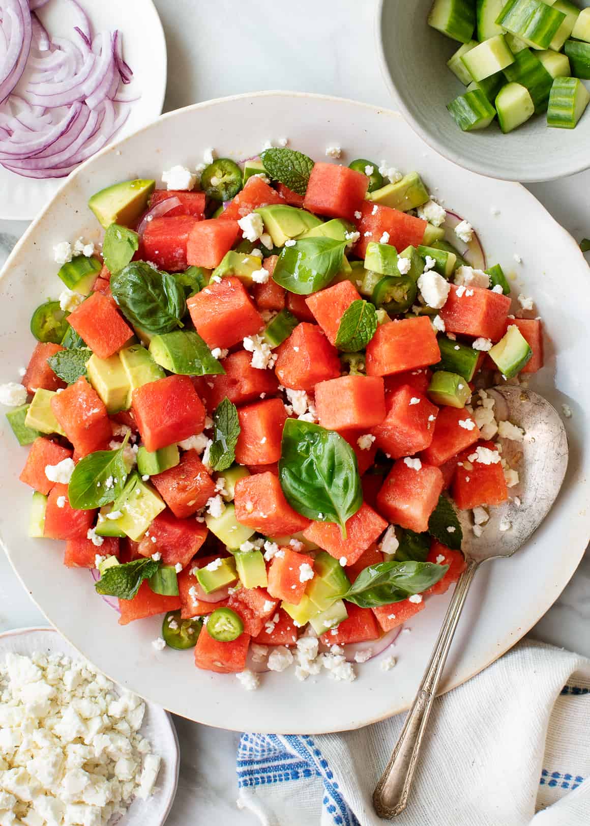 Watermelon salad
